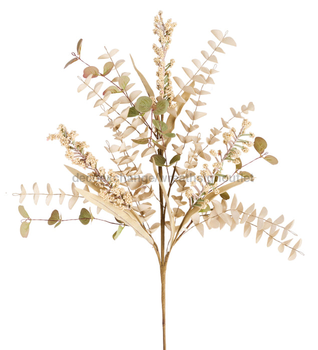 29’’L Eva Eucalyptus/Grass Spray Green Wash Cream Fg6486 Greenery