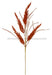 29’’L Flocked Fern/Grass Stem Dark Orange HA1721A3 Greenery