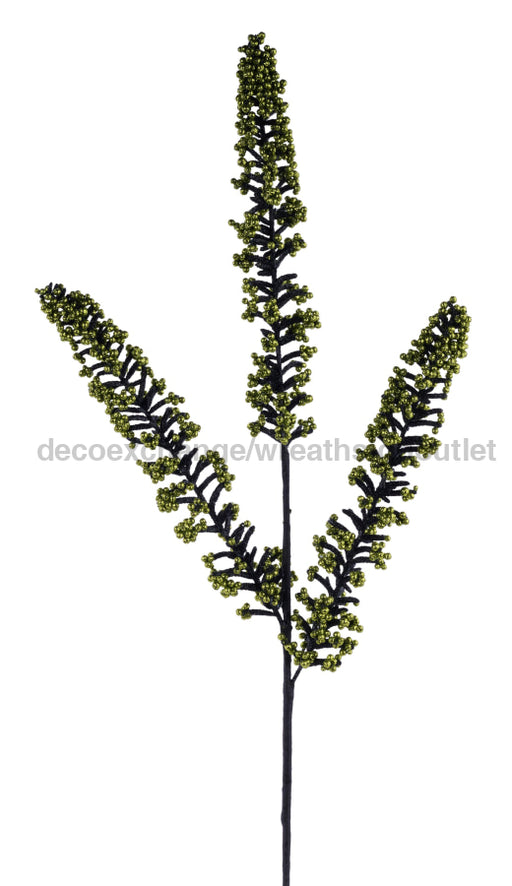 29’’L Glitter Amaranthus Spike Spray Lime/Black FH8196RJ Pick