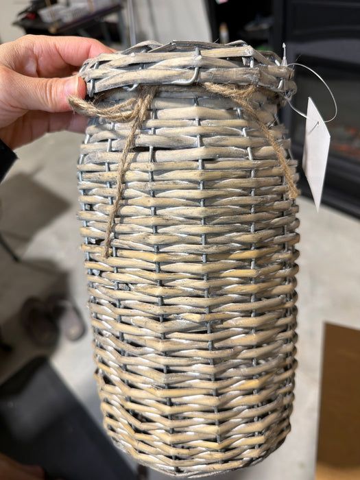 Milk Bucket Willow Basket-Gray IP570377
