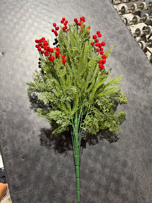 Christmas Cedar/Pine Mixed Bush Red 58761