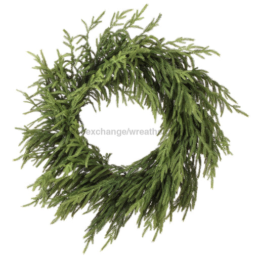 30’’ Just Cut Nat Tch Norfolk Pine Wreath Nagr Mtx74732-Nagr Base