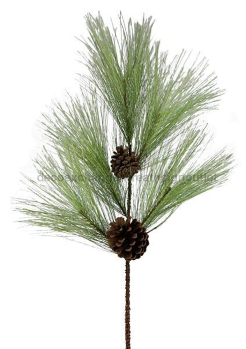 31"L Pine/Pinecone Spray Tt Green/Natural XX9954 - DecoExchange