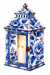 Blue and Red Lantern Sign, MF-W-0048-DH-32, 32" Door Hanger - DecoExchange®