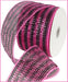 4"X25YD Wide Foil Stripe Black/Hot Pink RR4063JX