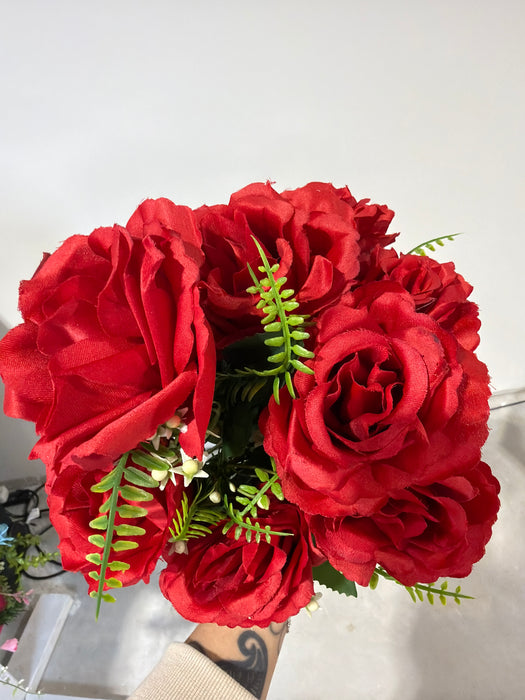 Elegant Rose - 9 Stems - Red - 52544 - DecoExchange®