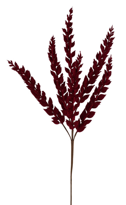 26"L Powdered Ruscus Bundle Dark Red FH827224