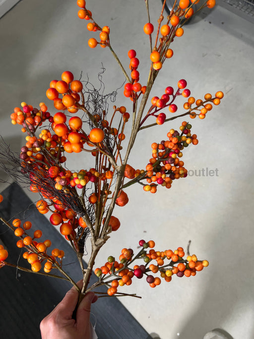 36’’ Berry Spray PA2772L-OR Greenery