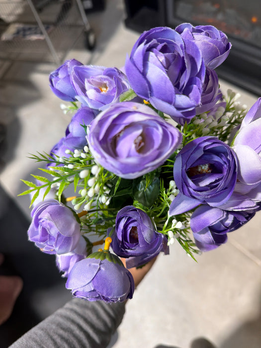 Mini Camillia Bush - 12 Stems - Purple - 36355