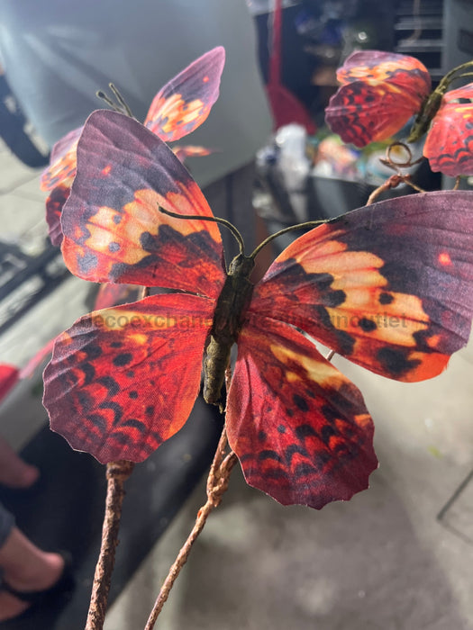 37In Butterfly Spray PS1018 RED BROWN Pick