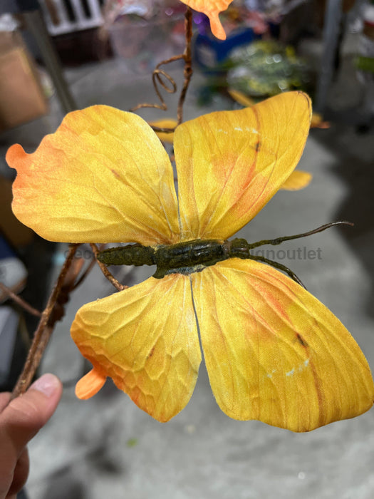 37In Butterfly Spray PS1018 YELLOW ORANGE Pick