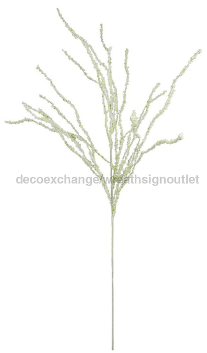 37’’L Beaded Curly Twig Spray Cream Fh799190 Pick