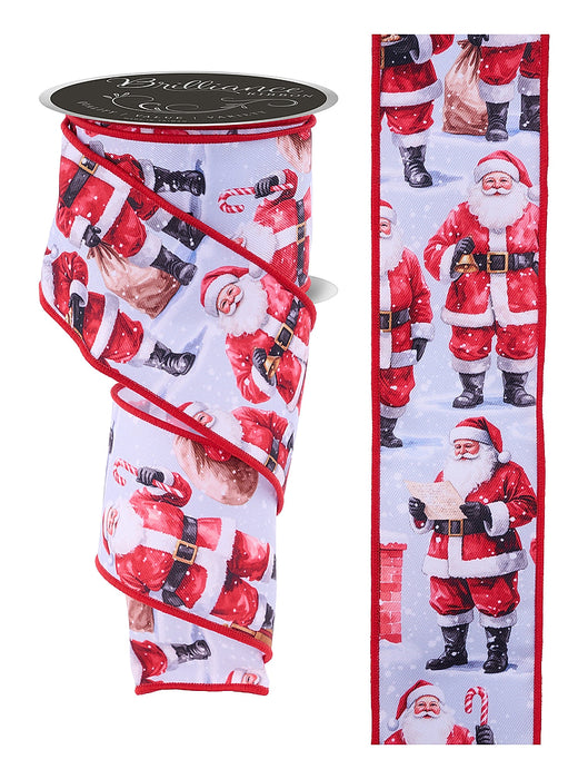 2.5"X10Yd Santa Claus Wht/Red/Black/Lt Skin LS127427
