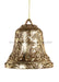 4’’ Embossed Bell W/Hanger Antique Gold Xh962508 Attachment