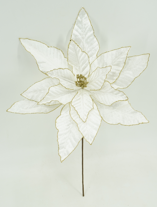 15 In Glitter Edge Poinsettia 40465