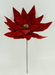 15 In Velvet Poinsettia Stem 40474
