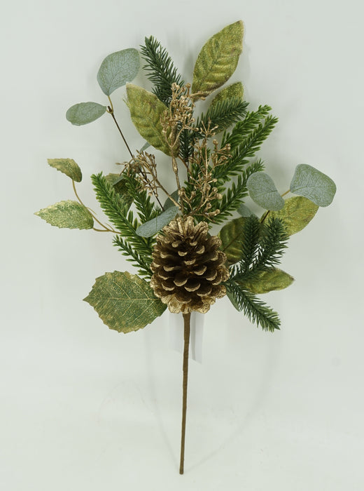19 In Mixed Leaf Pine Pinecone 40514