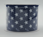 41223-40-27: Navy Satin/Wht Stars 2.5X10Y Ribbon
