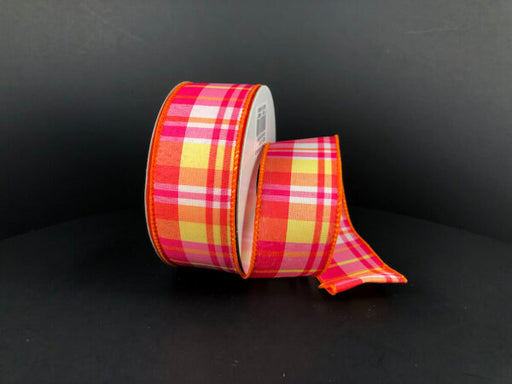 Pnk-Org-Ylw-Wht Toni Pld, 1.5"X10Y 41354-09-28 - DecoExchange®