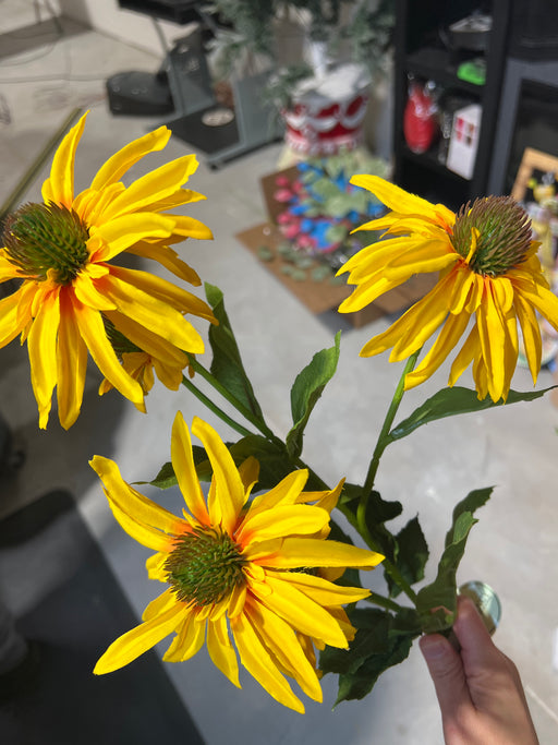 Echinacea X3 +2 Buds 29" MTF24100-YELL - DecoExchange®