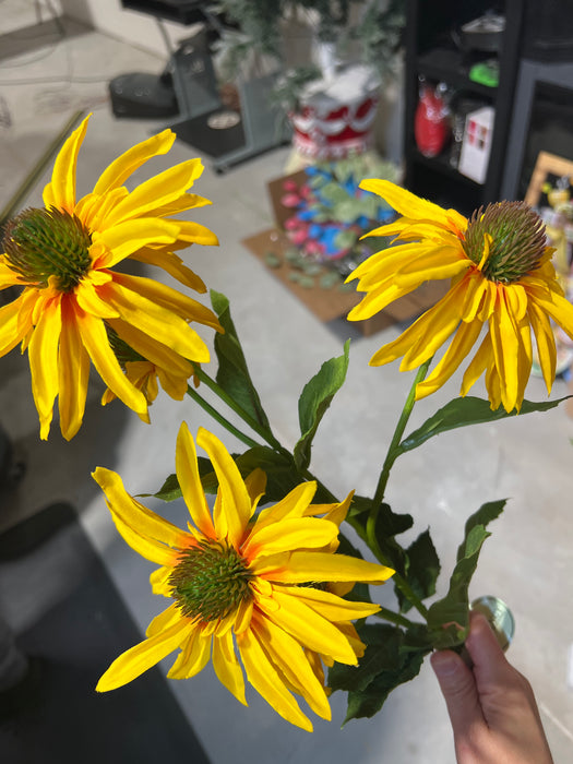 Echinacea X3 +2 Buds 29" MTF24100-YELL - DecoExchange®