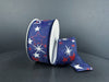 Navy Stn/Glit Rd-Blu-Wht Varied Stars, 1.5"X10Y 42605-09-27 - DecoExchange®