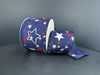 Navy Stn/Glit Rd-Blu-Wht Varied Stars, 2.5"X10Y 42605-40-27 - DecoExchange®