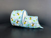Lt Blu Stn/Bumblebees N Daisies, 2.5"X10Y 42627-40-04 - DecoExchange®