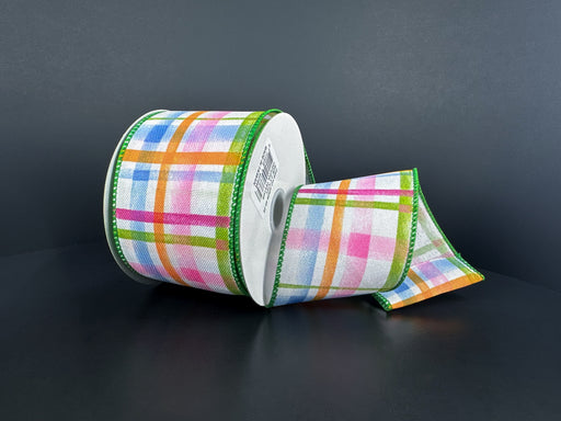 Fuch-Lime-Blu-Orng Wtrclr Tuttola Pld, 2.5"X10Y 42636-40-28 - DecoExchange®