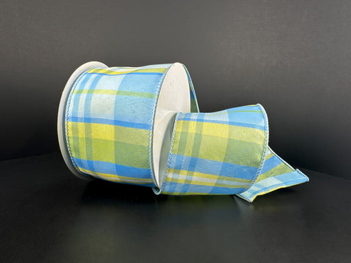 Lt Blu-Lt Ylw-Sage Posey Pld, 2.5"X10Y 42646-40-04 - DecoExchange®