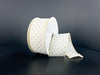 Ivry Lin/Muted Gld Swiss Dots, 1.5"X10Y 42649-09-18 - DecoExchange®
