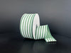 Sage Lin/Wht Cabana Strp, 1.5"X10Y 42660-09-06 - DecoExchange®