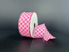Wht-Pnk Diag Gingham, 1.5"X10Y 46618-09-03 - DecoExchange®