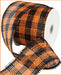 4"X20YD Woven Check Paper Mesh Black/Orange RR700236