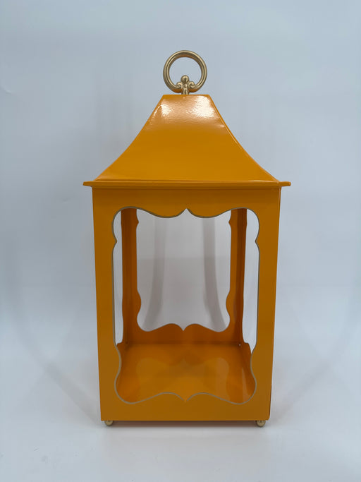18" Whimsical Orange Lantern 4657284 - DecoExchange®