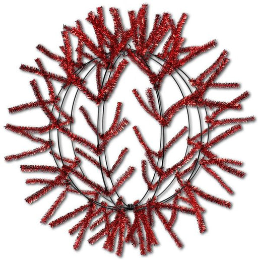 12"DIA Wire Kd Work Ball Metallic Red XX758224