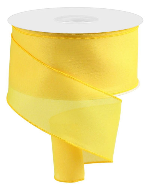 4"X100Ft Value Faux Burlap Yellow RC500229 - DecoExchange