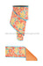 4’’X10Yd Lilies/Fused Multi Orange/Yellow/Green LX104420 Ribbon