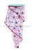 4’’X10Yd Printed Stars W/Glitter White/Red/Blue RGF158127 ribbon