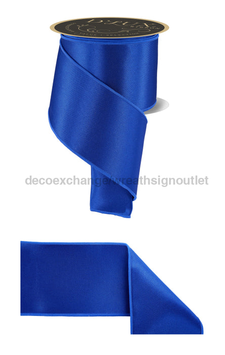 4’’X10Yd Satin Fused Royal Blue Lx400725 Ribbon