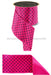 4’’X10Yd Small Polka Dot/Fused Hot Pink/Black Lx304811 Ribbon