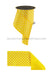 4’’X10Yd Small Polka Dot/Fused Yellow/White Lx303229 Ribbon