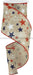 4’’X10Yd Stars Print/Cross Royal Red/White/Blue RG1392 ribbon