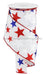 4’’X10Yd Stars White/Red/Navy RG0192727 Ribbon