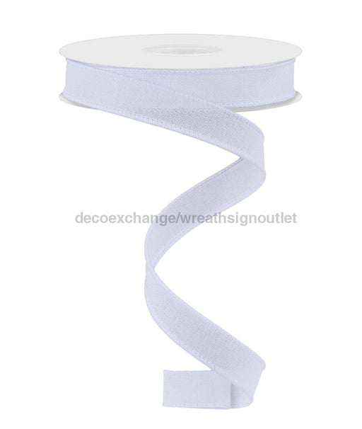 5/8’’X10Yd Faux Royal Burlap White RGE177827 Ribbon