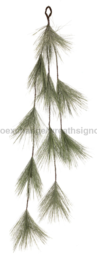 50’’ Frosted Long Needle Pine Drop Frgr Mtx74071-Frgr Pick