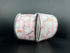 White-Pink Satin Stripes/Cutie Bow Ghosts, 2.5"X10Y 51607-40-44