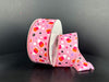 Pink Glittered Satin/Pastel Candy Corn, 1.5"X10Y 51608-09-03
