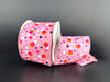 Pink Glittered Satin/Pastel Candy Corn, 2.5"X10Y 51608-40-03