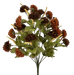 Pompom Mum bush x 12 H17 Brown 52290BN